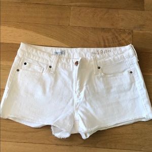 White denim cut offs